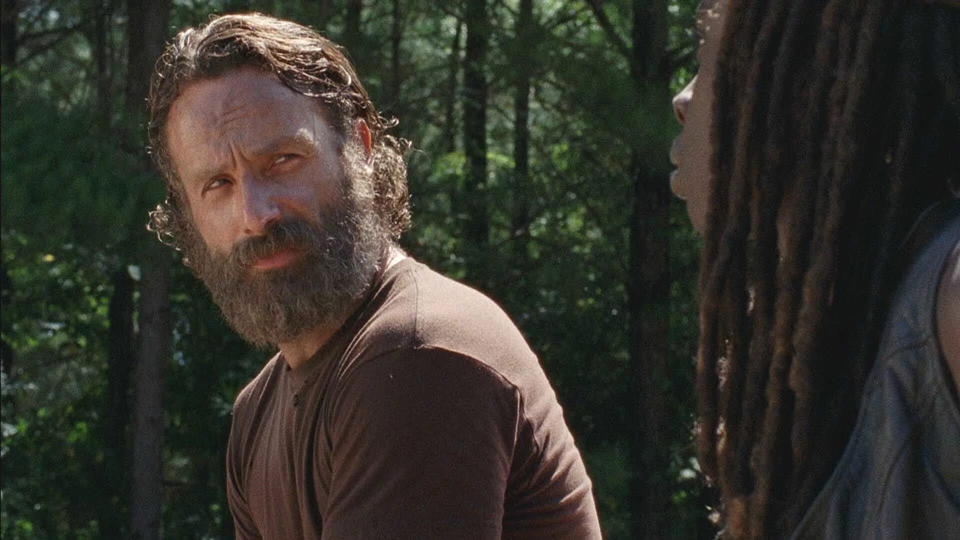 Эндрю Линкольн Ходячие мертвецы. Рик Граймс с бородой. Rick Grimes Ходячие мертвецы.