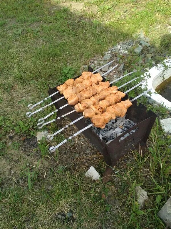 мцвади хоровац. стол с шашлыком. остатки шашлыка. пиво телки шашлыки. оставшийся шашлык.