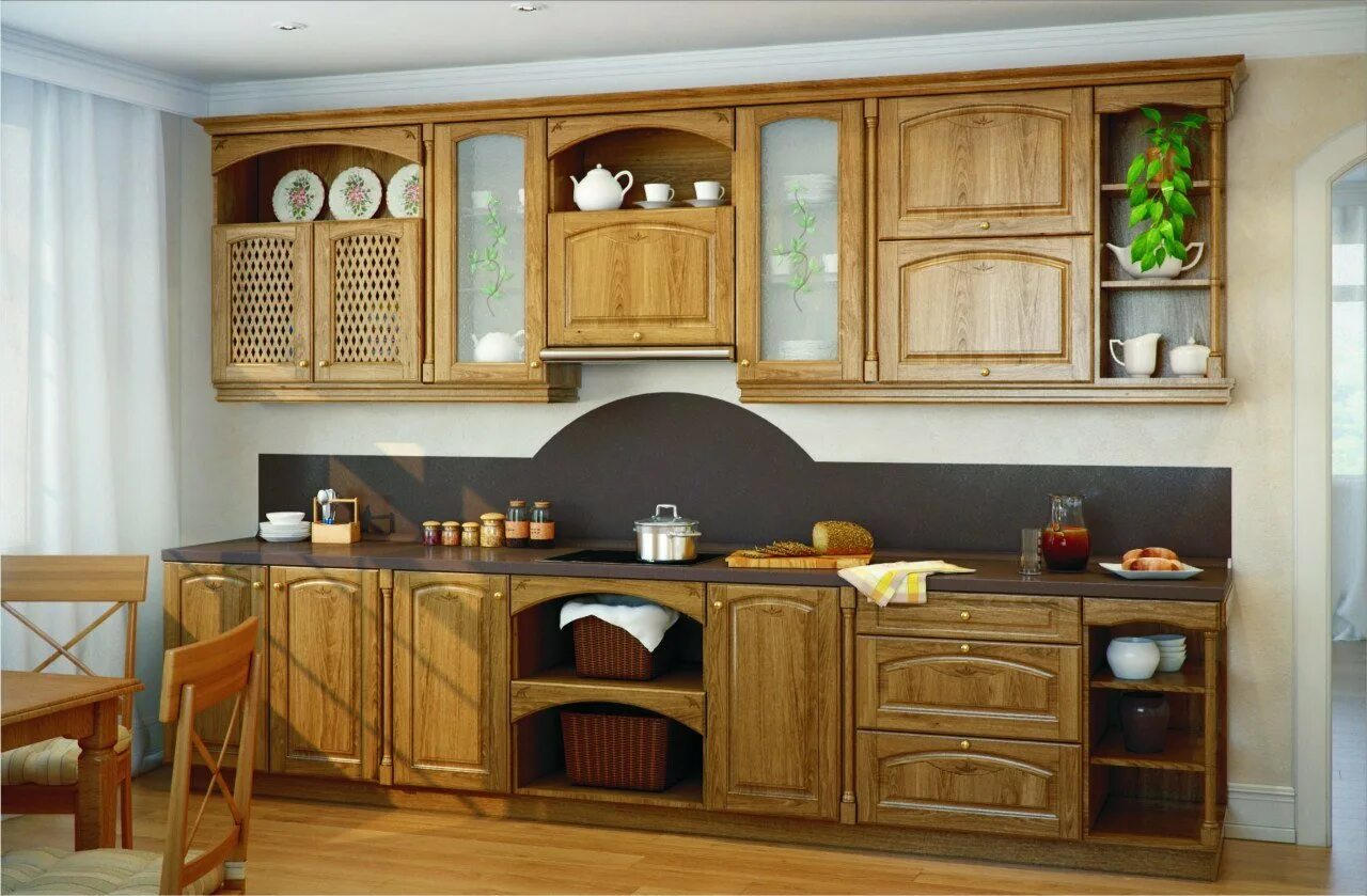 кухня дерева дуб. кухня дуб в интерьере. кухня дерева дуб. кухня дуб ланселот. кухонные гарнитуры из натурального дерева.