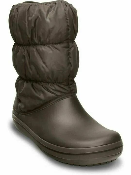 Куплю сапоги 38 размера. Crocs Winter Puff Boot. Сапоги Crocs Puff Boot. Сноубутсы крокс женские. Обувь Crocs сапоги женские.