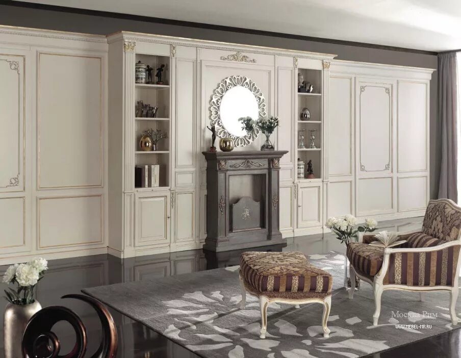 Гостиная Венеция стайл. Итальянская гостиная классика монтополиано. Гостиная мебель классика. Стенка в классическом стиле.
