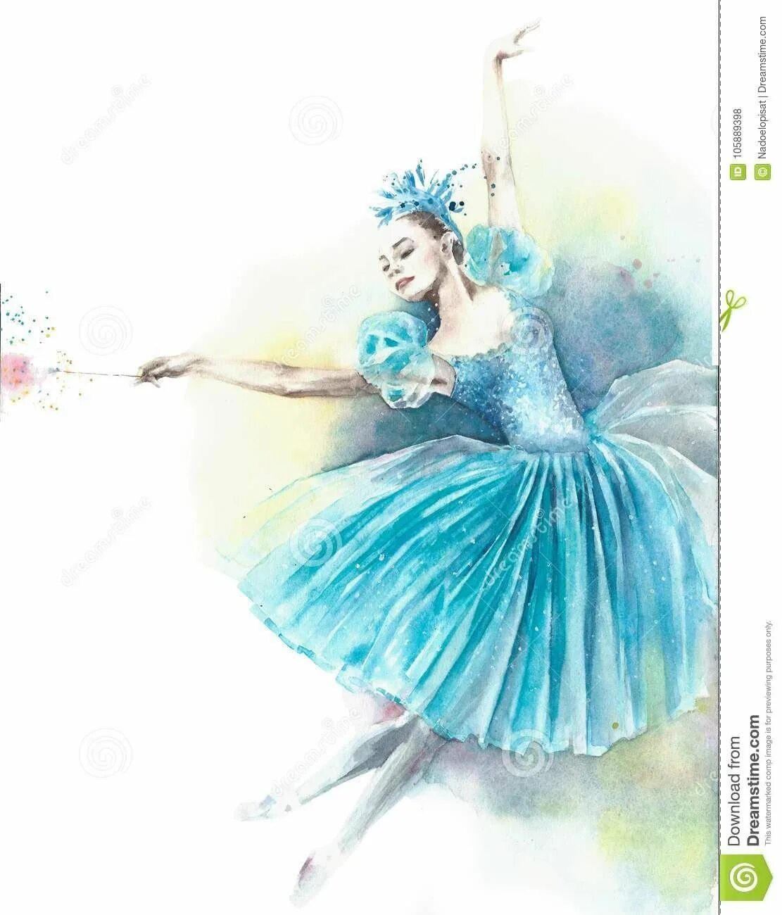 Танец феи драже рисунок