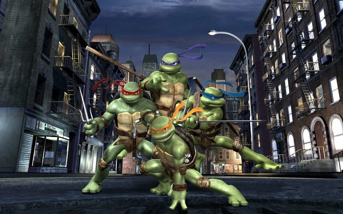 Про черепашек ниндзя. Черепашки мутанты ниндзя 2007. TMNT 13 монстров. Черепашки ниндзя Нью Йорк. Черепашки ниндзя город.
