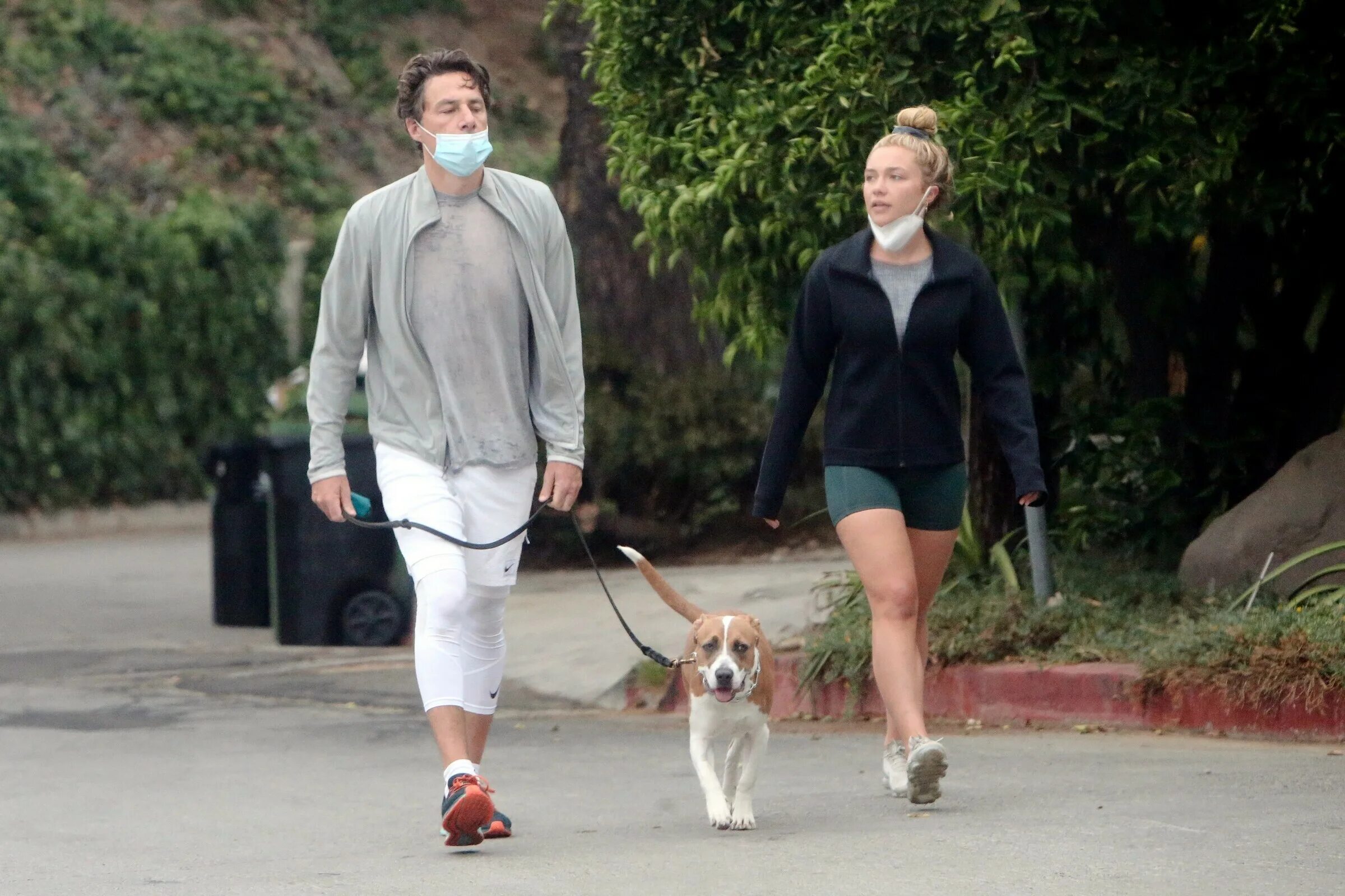 While he walk