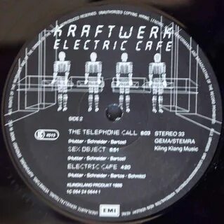 Kraftwerk - Electric Cafe (Blue Vinyl) .