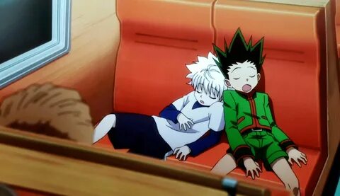 Killua and Gon sleep Hunter X Hunter, Вымышленные Персонажи, Аниме, Сон, Ма...