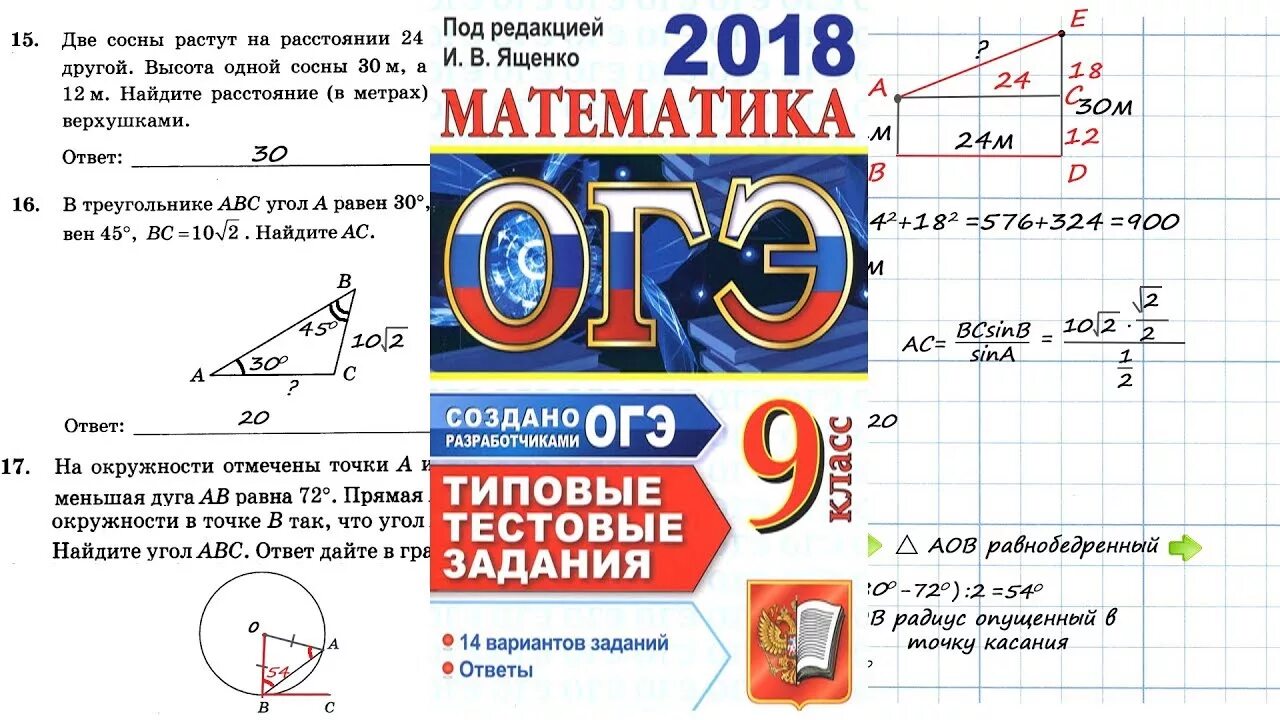 Полный разбор заданий огэ