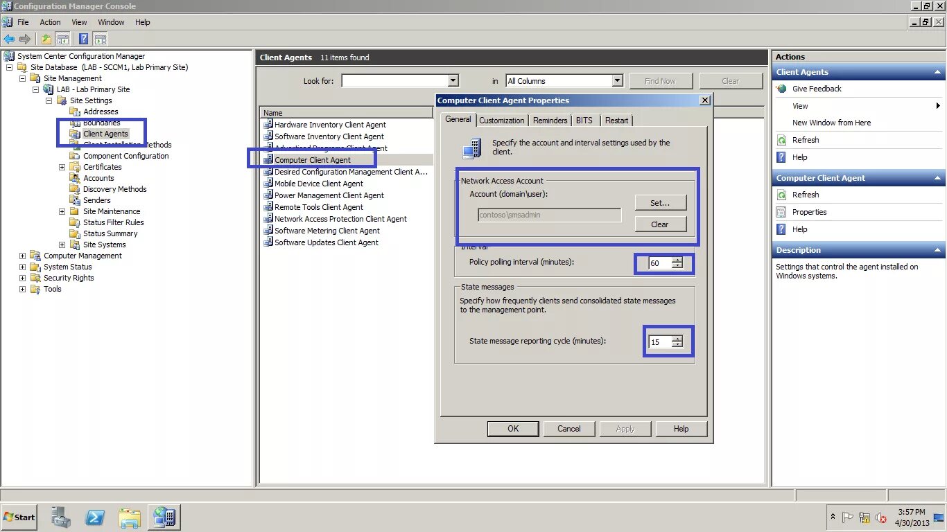 Client config. Sccm агент. программа remote agent. sccm настройка. system center configuration manager.