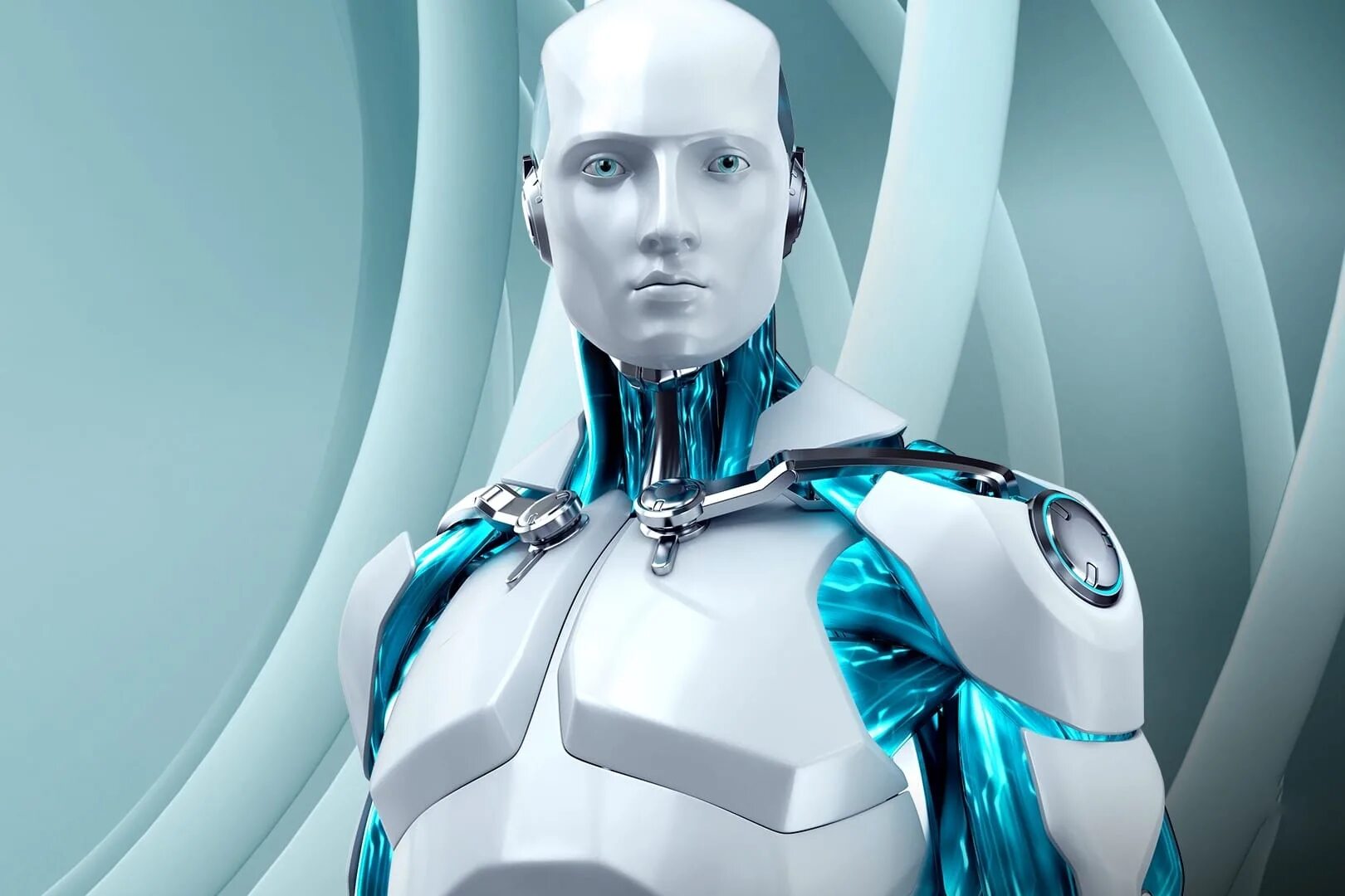 Future android. ESET nod32 антивирус ESET. Робот НОД 32. ESET nod32 Robot. Робот андроид Есет.