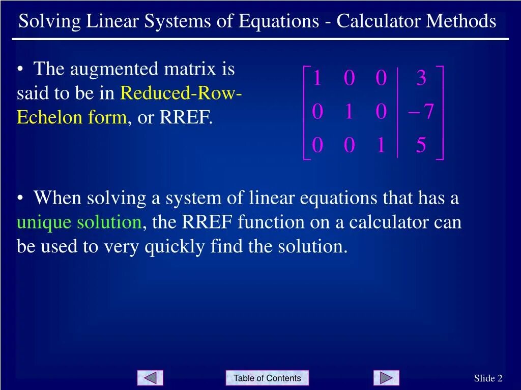 Solving Linear equations. System of Linear equations. C# solving Systems of Linear. Matrix solution for Linear equations how many solutions for singular Case.