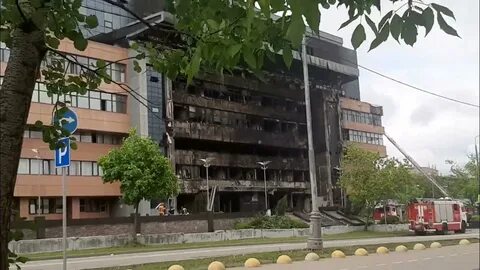 Кунцево плаза горел