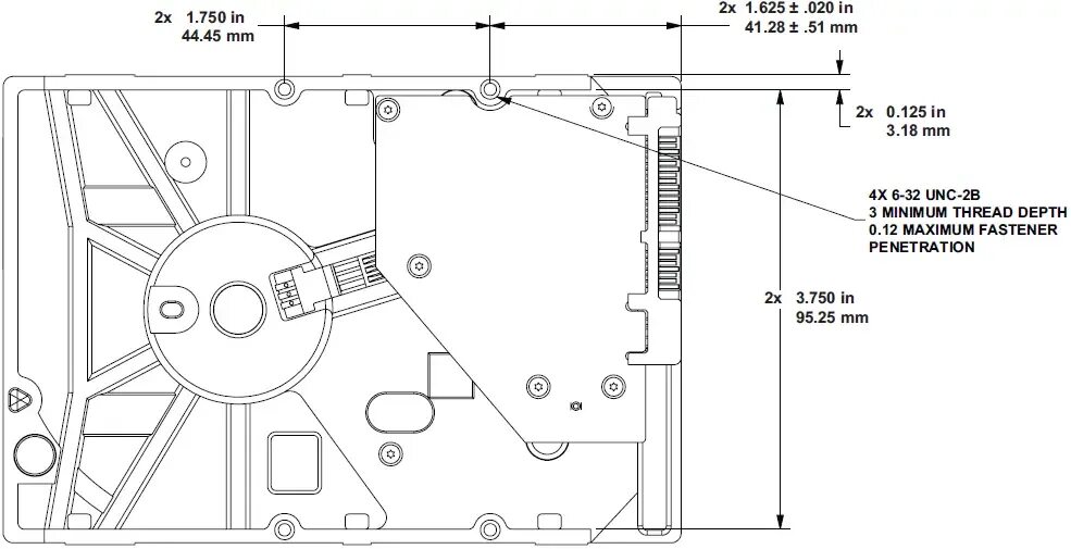 Размер крепежных отверстий. HDD 3.5 Размеры чертеж. HDD 3.5 Dimensions. HDD 2.5 чертеж. HDD 3.5 Размеры отверстий.