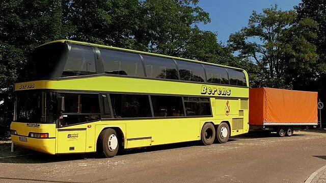 Автобус с прицепом фото Всадник без головы: автобус-полуприцеп ППМ-1 "Грузовики, автобусы, спецтехника