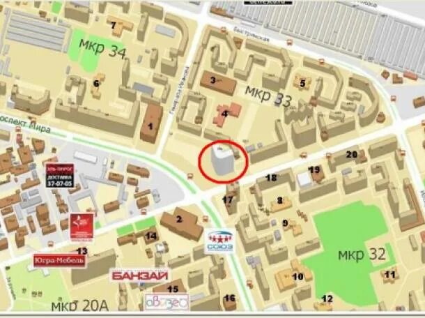 В каком микрорайоне находится улица