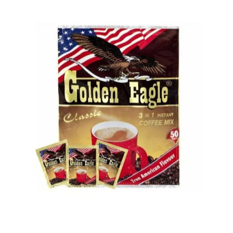 Кофе игл. Кофе Голден игл Классик 3 в 1 20гр. Кофе пакет Голден игл 3в1 Классик 1/50 (уп20). Кофе Golden Eagle 3в1 20г. Кофе 3в1 "Golden Eagle" Классик 20г *50шт.