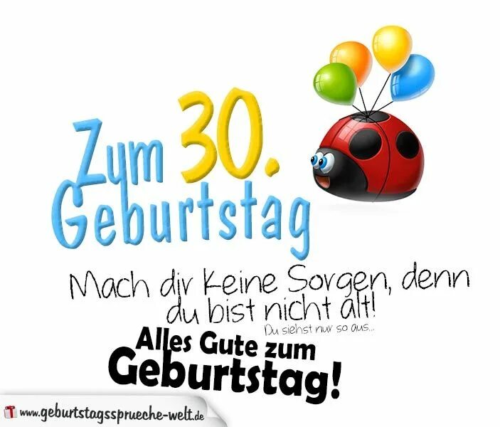 Geburtstag 30z.