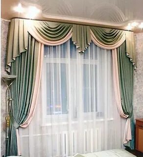 Как вешать ламбрекены