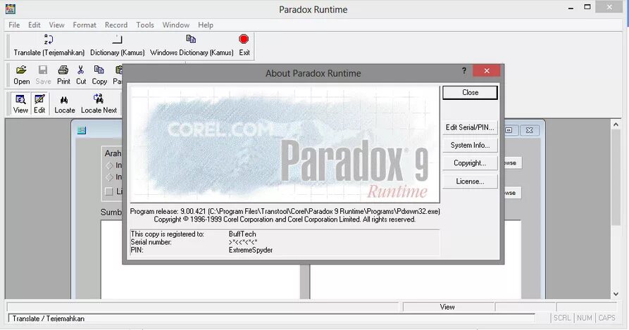 Run time 9. Corel Paradox. Paradox data Editor программа. Paradox data Editor Вики. Paradox СУБД.
