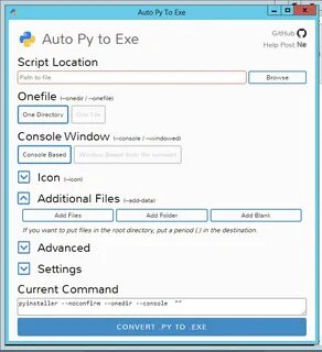 Exe file python