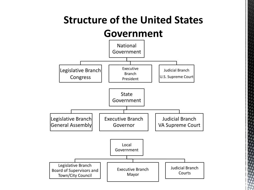 Structure of local government in the USA. Political System of the USA схема. Политическая система США схема на английском. Us government structure. State на английском