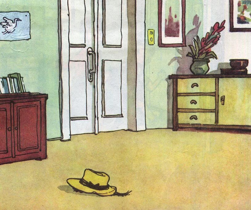 Живая шляпа 1 класс. «Живая шляпа», Носов н. н.. Носов Живая шляпа иллюстрации к рассказу.