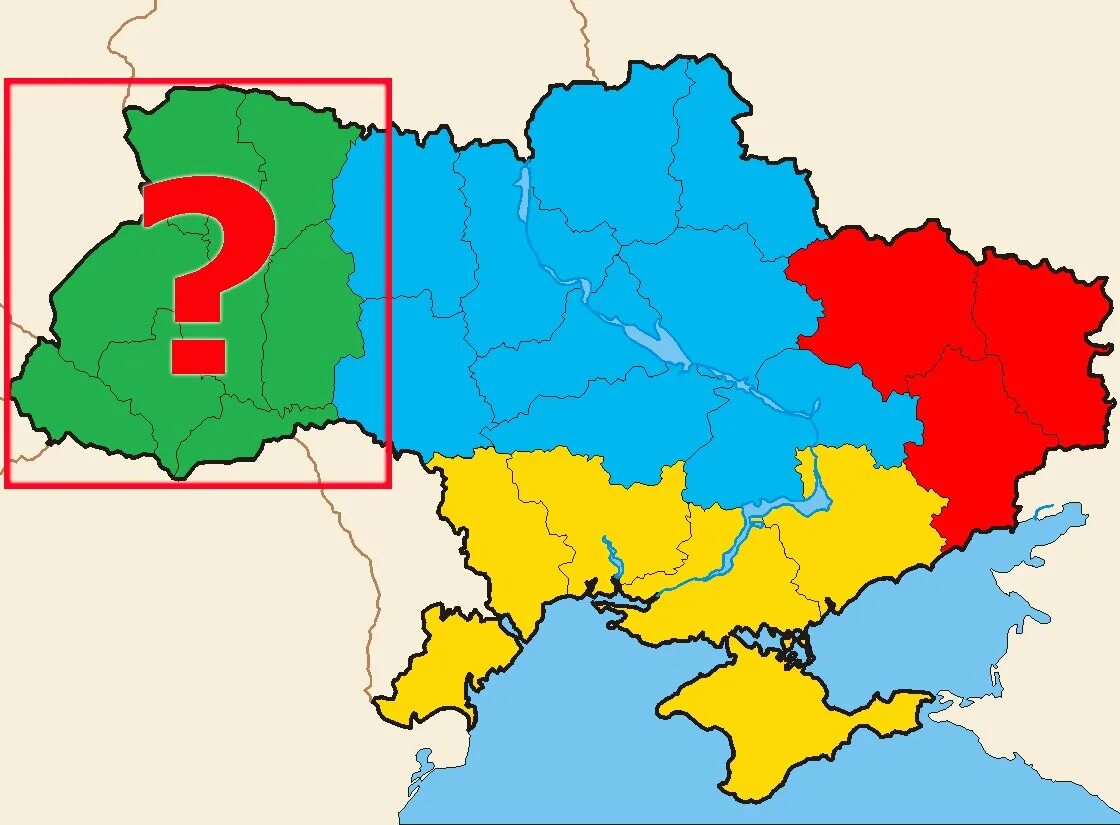 Запад украины где