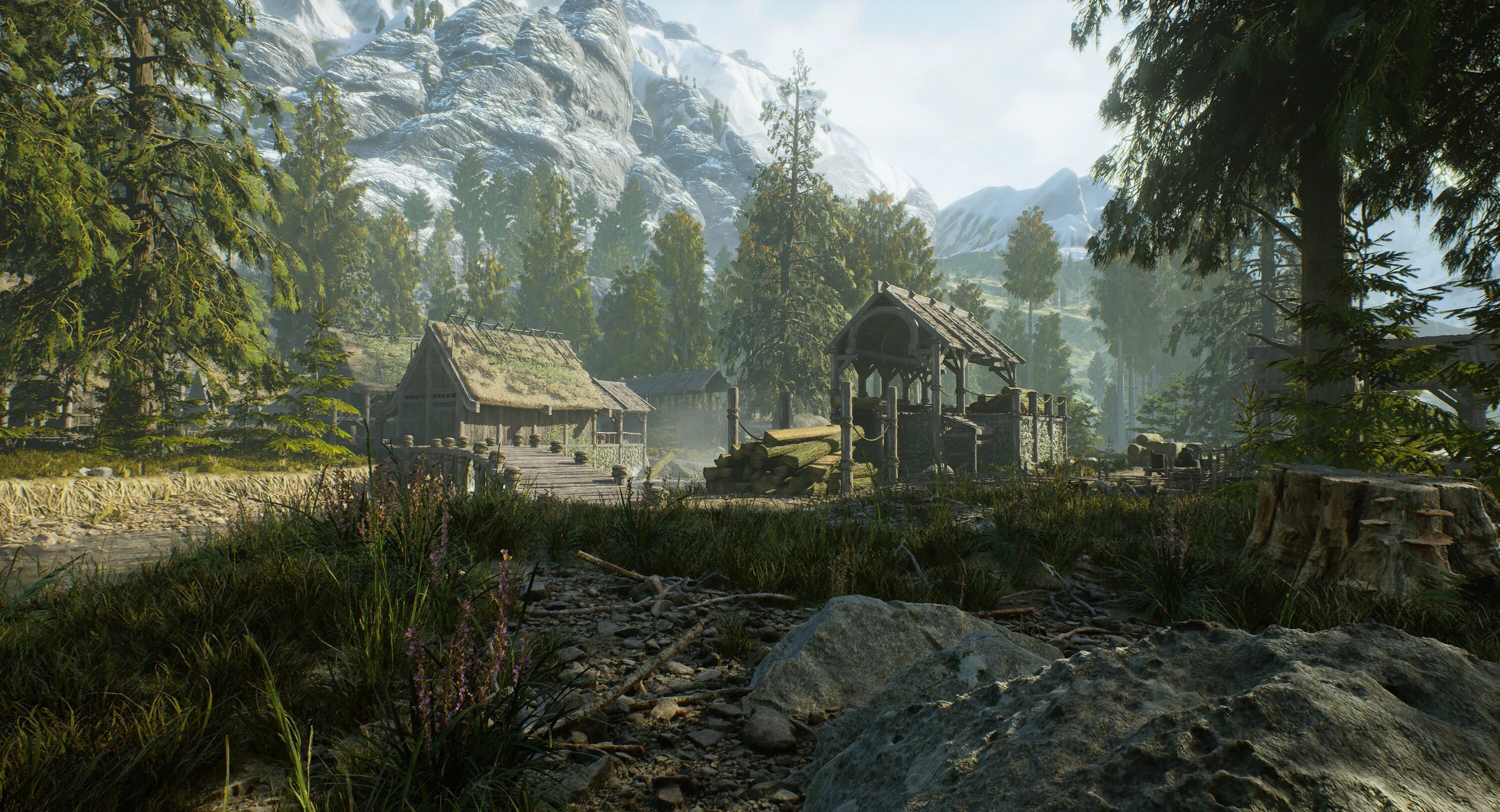 Ривервуд Unreal engine. Skyrim Unreal engine 5. Скайрим на Анреал энджин 5. Скайрим на движке Unreal engine 4. Started village