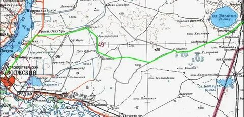 Показать на карте озеро эльтон
