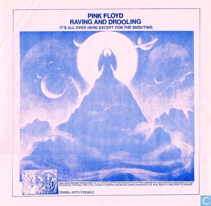 Пинк 1973. Pink Floyd Raving. Raving and drooling. Raving and drooling FLAC.