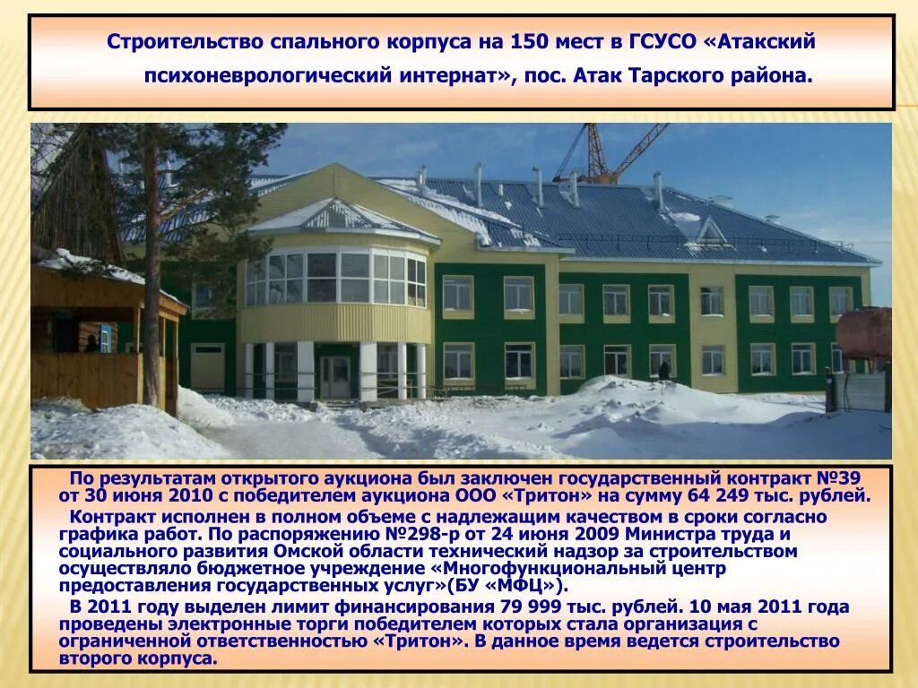 Список домов интернатов