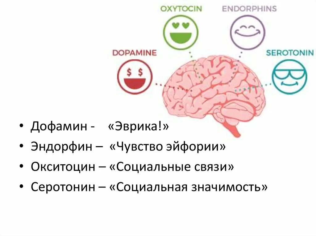 Выработка эндорфинов. Гормон счастья дофамин и серотонин. Эндорфин окситоцин дофамин. Да Фомин гормон счастья. Дофамин серотонин окситоцин.