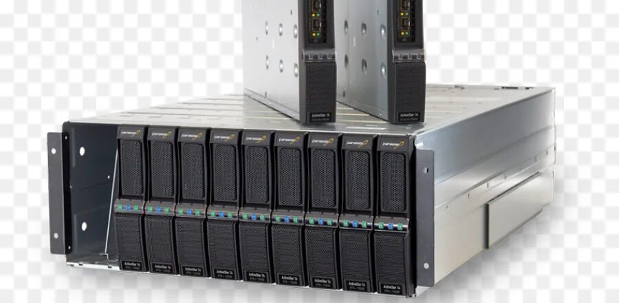 Массив хранения данных. Panasas. дисковый массив в процессоре. panasas r01. scalable storage.