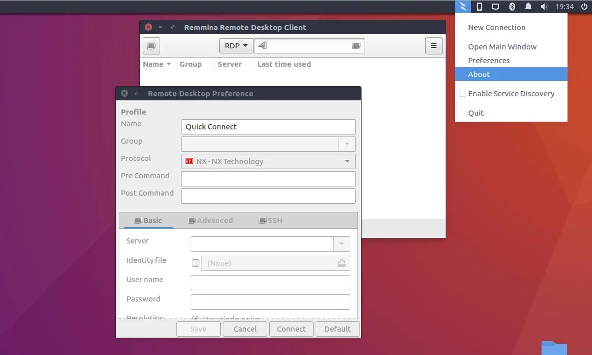 Remmina windows. Remmina 1.4. Remmina RDP. Remote desktop client Remmina. Remmina Ubuntu.