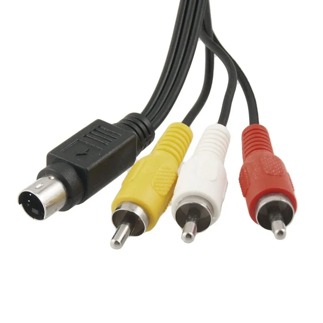 Кабель s-Video (4 Pin) — RCA x3. Провод RCA 4pin. Кабель av 3xrca - s-Video. Кабель 10pin - 3rca.