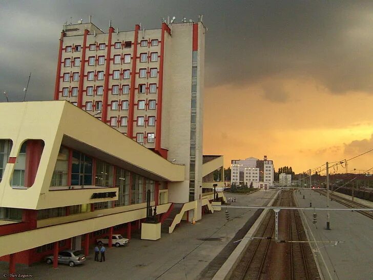 Жд вокзал липецк фото Panorama: Железнодорожный вокзал Липецк, train station, Russia, Lipetsk, Gagarin