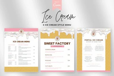 Ice menu