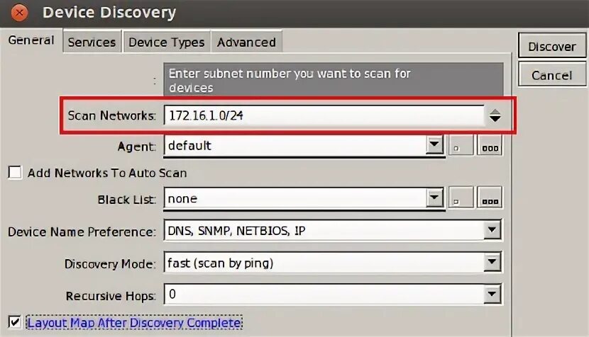 None device searched