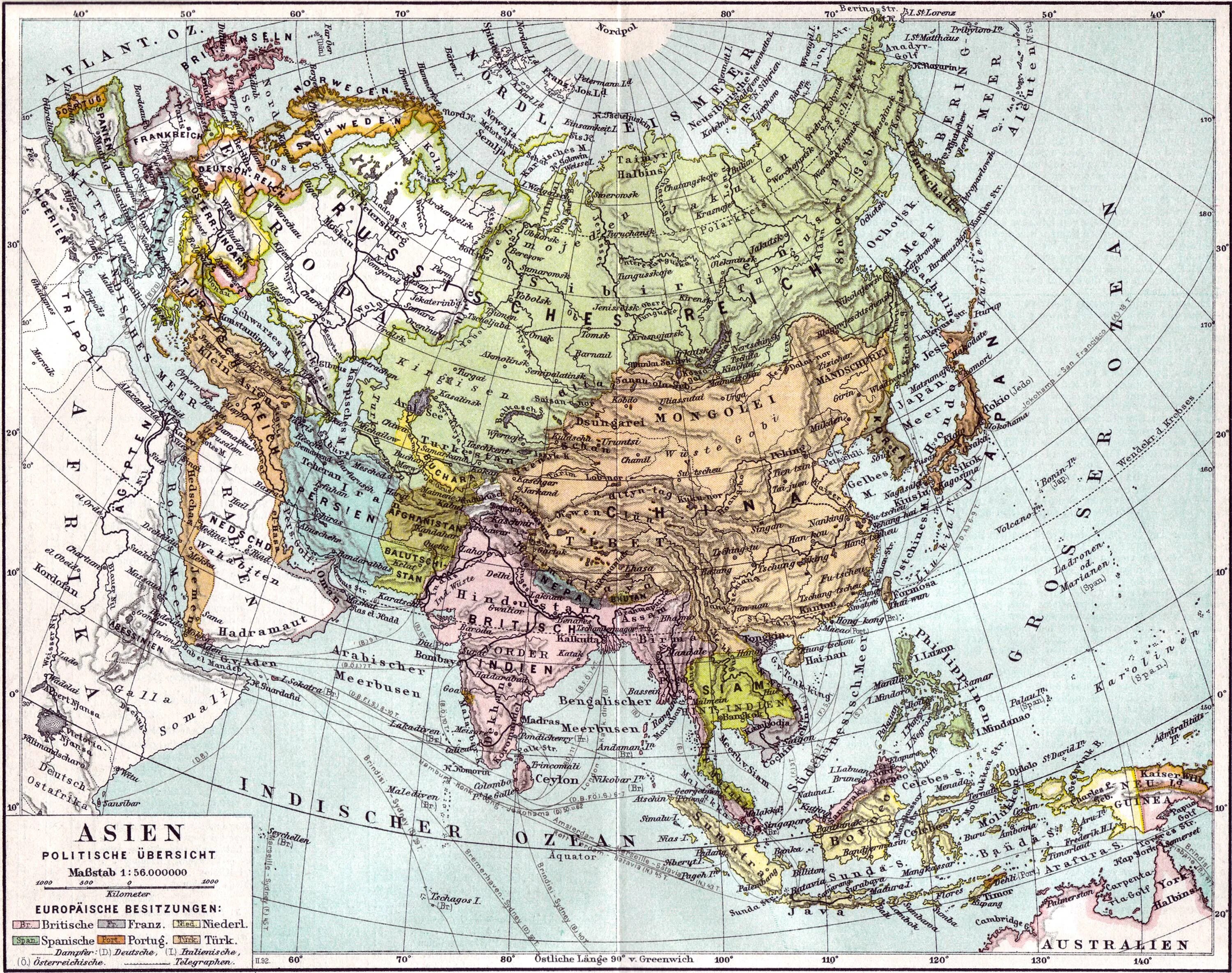 Страны азии 19 20 века. Карта Азии в начале 20 века. Карта Азии 19 века. Империя Цин 19 век. Политическая карта Китая 19 век.