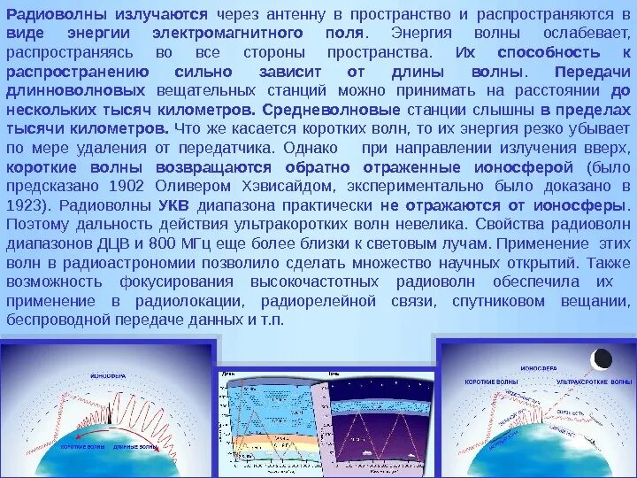 Распространение радиоволн. Распространение УКВ радиоволн в пространстве. Излучение и распространение радиоволн. Распространение радиосигнала в пространстве. Радиоволны область применения