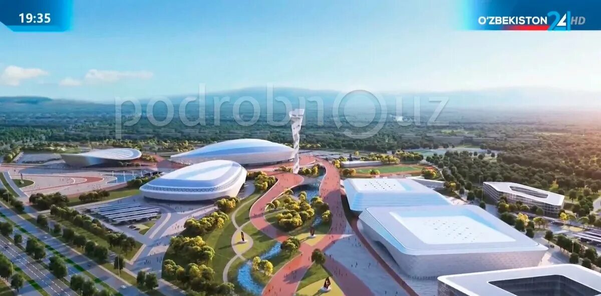 Олимпийский городок фото Foto: Toshkentda quriladigan Olimpiya shaharchasining loyihasi Uzbekistan News