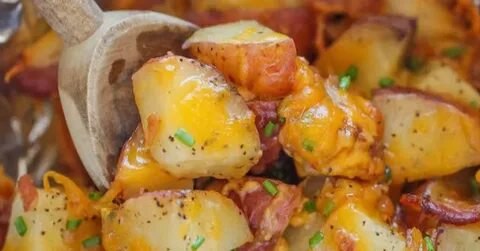 Картошка с беконом и сливками