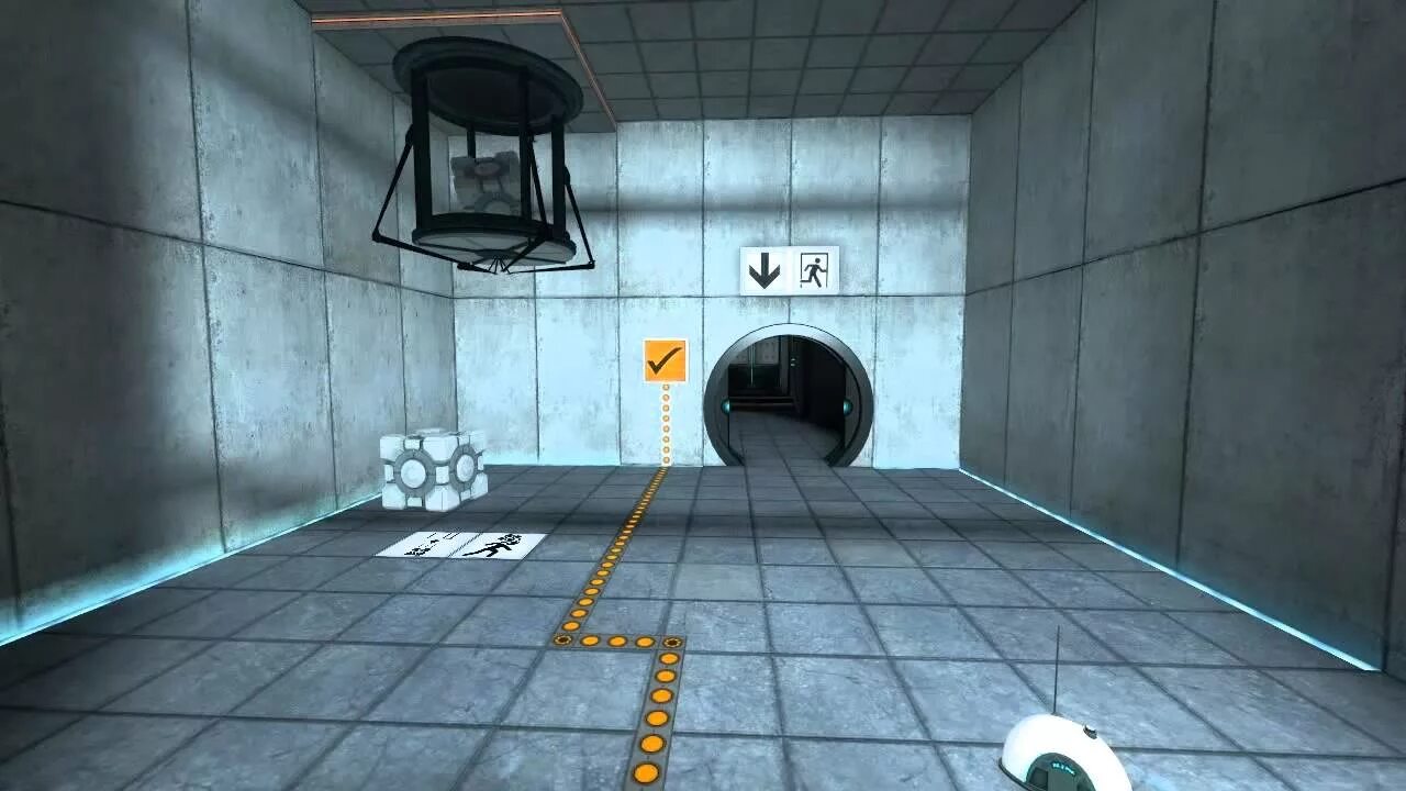 Вышел 2 камера. Portal 2 тестовые камеры. Portal 2 тестовая камера 1. Portal 2 комната. Portal 2 испытательная камера.