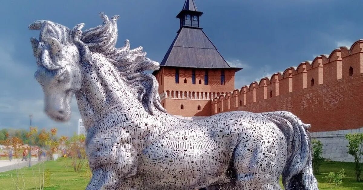В Туле на Казанской набережной появились новые арт-объекты 31.05.2019 Общество Ц