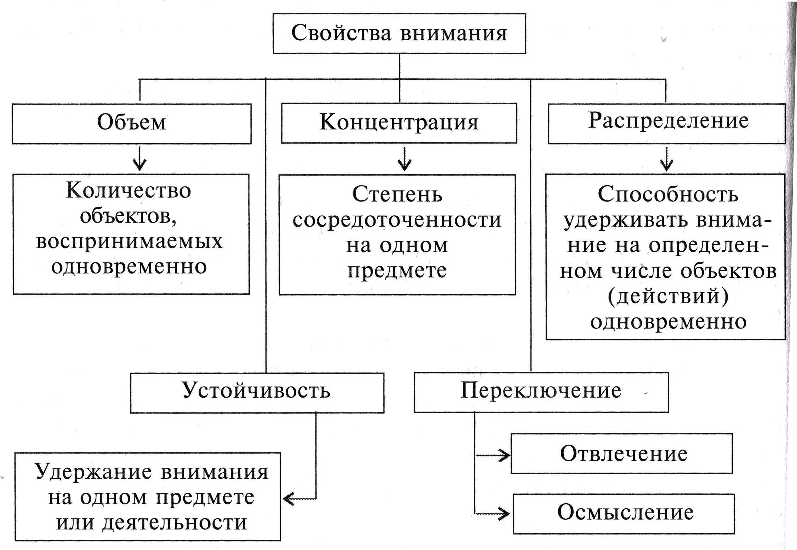 Свойства внимания переключение. Свойства внимания в психологии таблица. Характеристика видов внимания в психологии. Основные характеристики свойств внимания в психологии. Свойства внимания в психологии таблица с примерами.