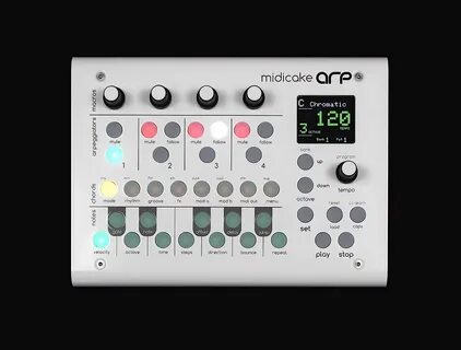 MATRIXSYNTH: New MIDICAKE ARP Multi-Channel Parametric MIDI Arpeggiator