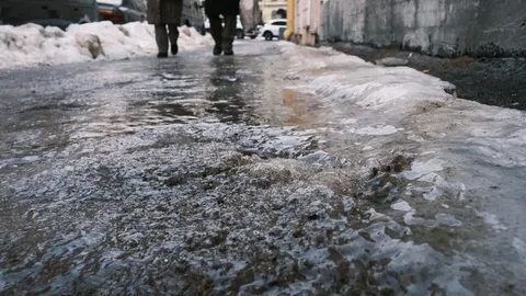 Мокрый снег упадет