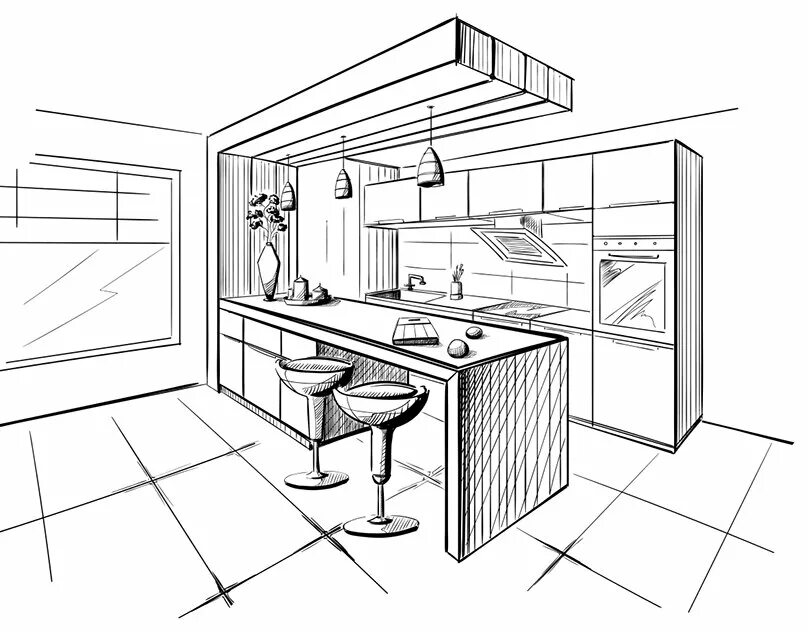 10+ Dessin Cuisine Equipee ก า ร อ อ ก แ บ บ ห อ ง ค ร ว, ด ไ ซ น ห อ ง น อ