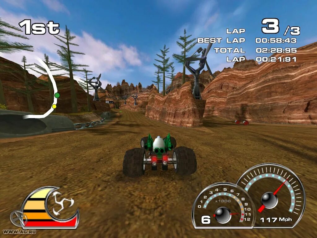 Старые гонки 2002 года. Drome racers. Drome racers. 11. Drome racers.