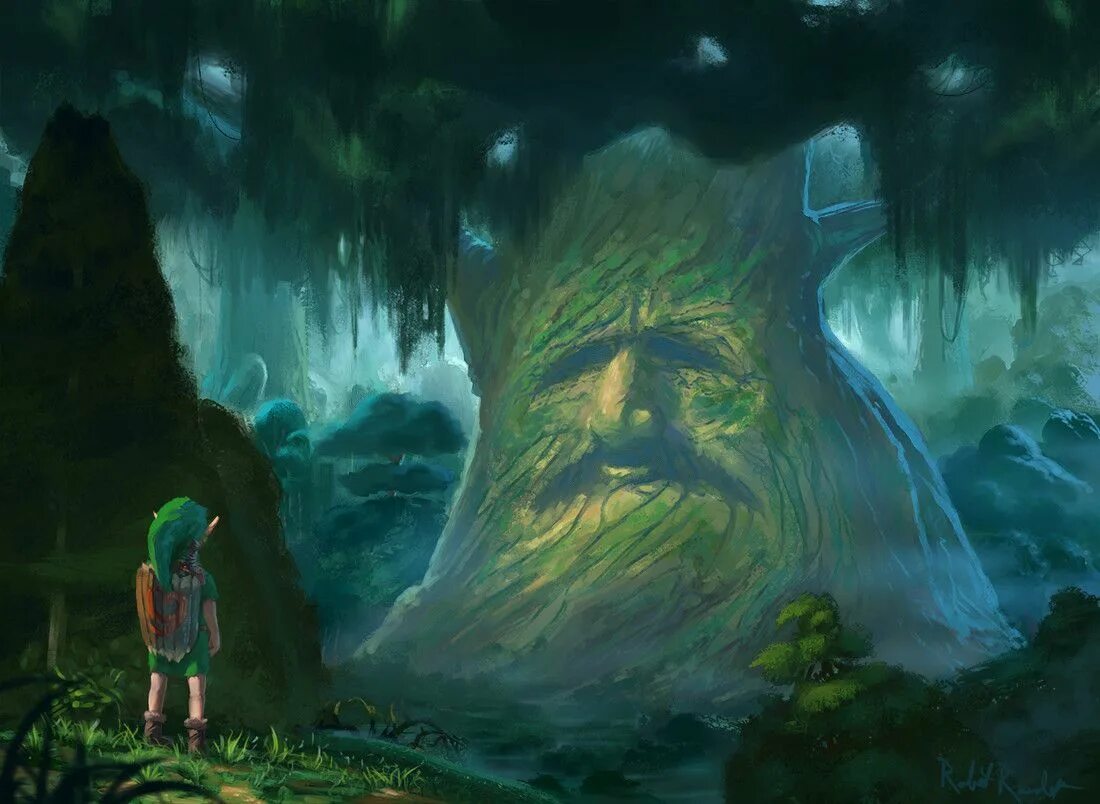 The curse of the wise tree. Deku tree. дерево зельда. deku the legend of zelda. башня леса зельда.