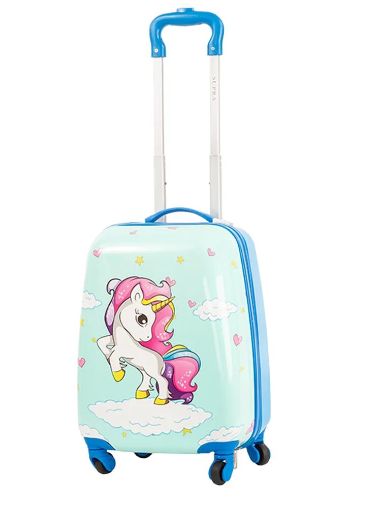 Чемодан unicorn. Детский чемодан supra luggage sts-1005-b, turquoise unicorn, 22 л. чемодан supra luggage. детский чемодан supra sts-1005-b, blue rex, 22 л. чемодан supra luggage синий.